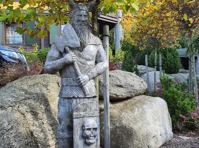 Dolina Wikingow 2-poziomowy W Norweskiej Dolinie Z Dwoma Balkonami I Dostepem Do Strefy Wellness شكلارسكا بوريبا